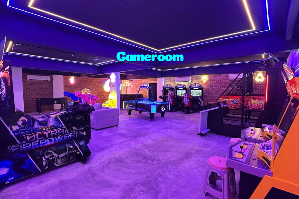 Gameroom casino presented on mobile device in Pakistan with slots and live games